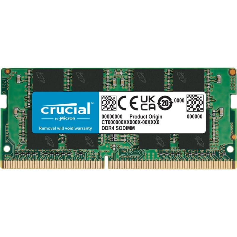 Crucial Basics Mémoire pour Ordinateur Portable DDR4 3200 MT/s CL22 SODIMM 260 Broches 1,2 V 8 Go