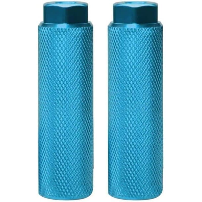 Amotor Lot de 2 chevilles antidérapantes en alliage d'aluminium pour vélo de montagne, BMX - Pour vélo de montagne - Convient au