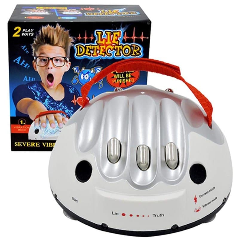 OUKEYI Détecteur de mensonge électrique, jeu de fête - Jouet de soulagement du stress - Pour fête et détente - Détecteur de mens