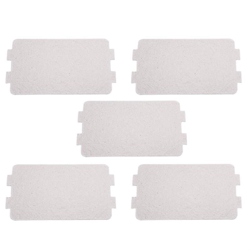 5PCS Plaque à Micro-Ondes Remplacement De Feuille De Plaque De Mica De Four à Micro-Ondes Mica Feuille Couvercle De Guide D'onde