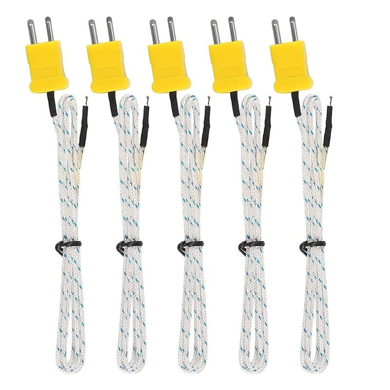 DollaTek 5PCS K Type -50-400C Sonde de thermocouple de sonde de température 1 mètre (3.3Ft)