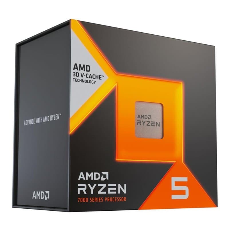 AMD Ryzen 5 7600X3D Raffaello AM5 4,1 GHz 6 cœurs en boîte - Dissipateur de chaleur non inclus -10001721WOF