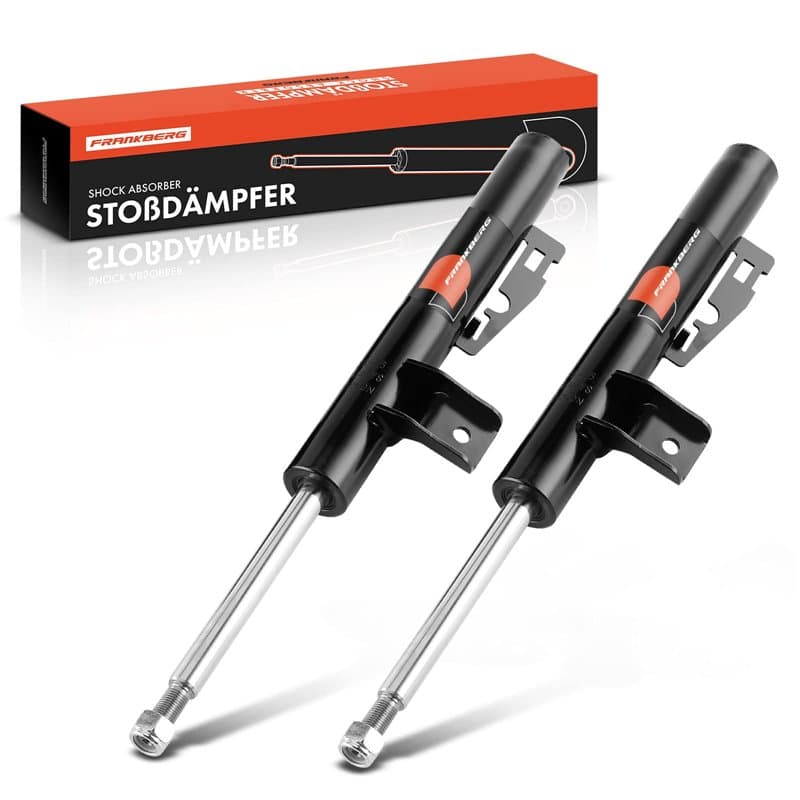 Frankberg Lot de 2 Amortisseurs pour Auto Avant Gauche et Droit compatibles avec Fortwo Cabrio 451 Cabriolet 1.0L-1.0L 2007 Fort