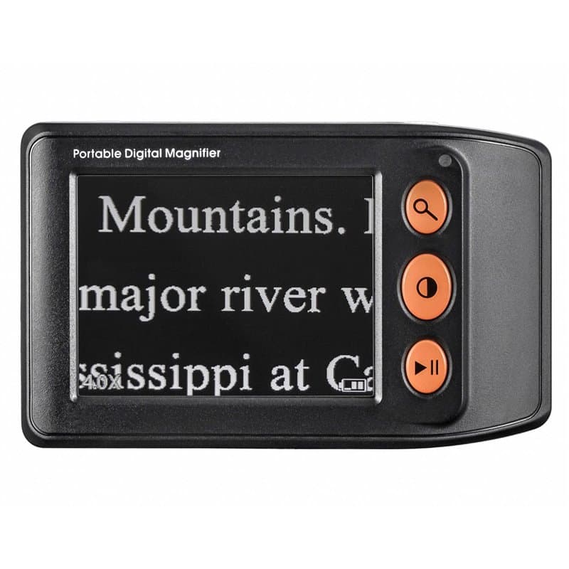 3,5 Pouces Loupe Numérique Portable Lecture Aide pour Basse Vision 2~25X Mode Couleur Multiple