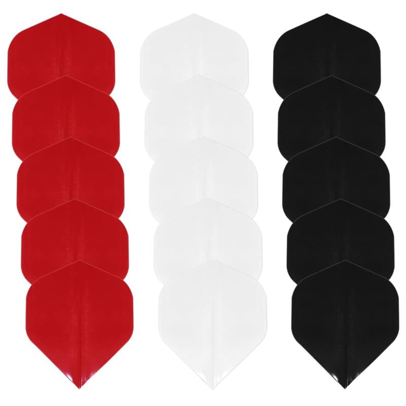 KSBBHDS 15 Morceaux d'ailes De Fléchettes, Accessoires De Fléchettes, Matériaux De Fléchettes De Bricolage, Lanceurs De Jeux, Fa