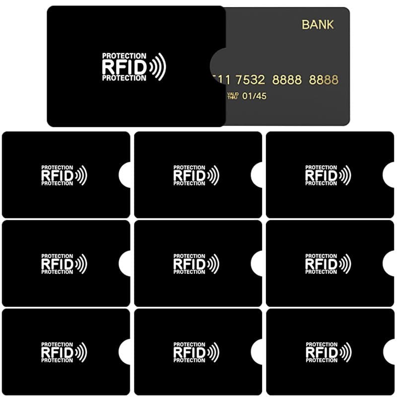 10 Pièces Protection Carte Bancaire,Etui Carte Bancaire,Protection Carte Bancaire Anti Piratage,Protege Carte Bancaire,Protectio