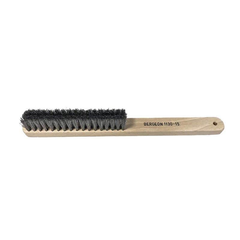 Bergeon Fil d'acier de Surly de Brosse de grattement de Main de 1130-15 pour des horlogers