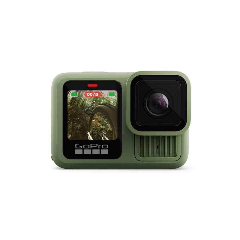 GoPro HERO13 Black en Vert forêt - Caméra d'action étanche avec vidéo 5.3K60, Photo 27MP et compatibilité avec Les objectifs de