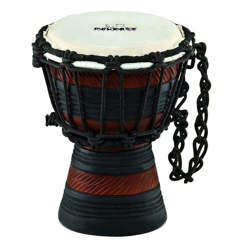 Nino Percussion Earth Rhythm Djembe – Très Petit Instrument de Musique pour Enfants à partir de 3 ans – Diamètre de 4,5 pouces –