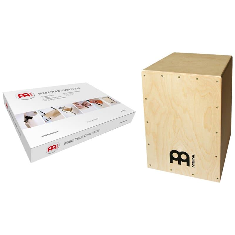Meinl Percussion MYO Cajon Kit - drum box compacte pour construction DIY - Pour enfants et adultes - Surface de jeu en bouleau b