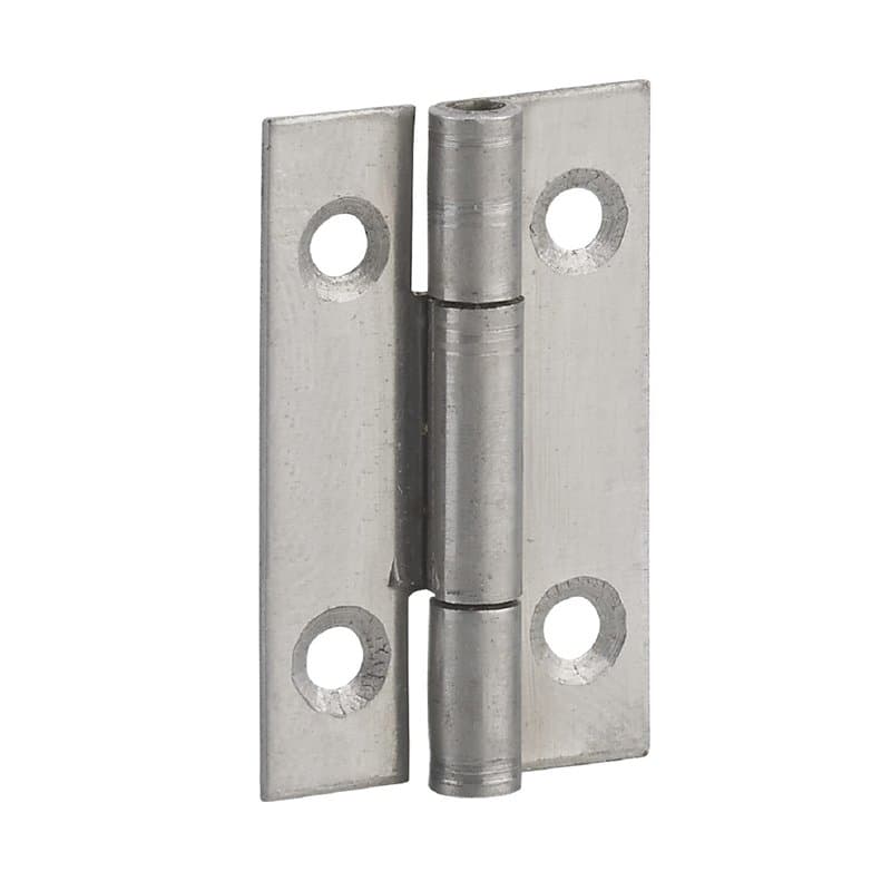 Charnière rectangulaire à nœud roulé simple feuille - Thirard - Inox
