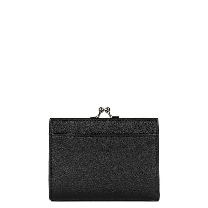 Lancaster | Foulonné PM - Porte-Monnaie Cuir de Vachette Grainé Noir