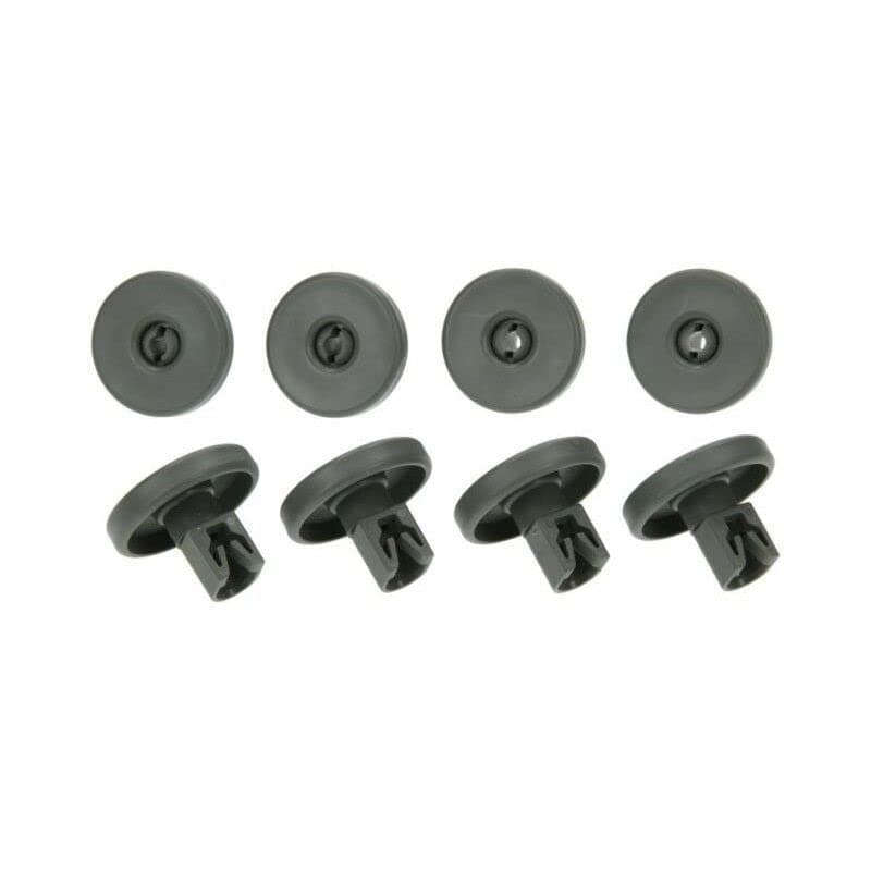 SOS Accessoire kit 8 roulettes panier infèrieur gris pour Lave-vaisselle 50286965004 AEG, ARTHUR MARTIN ELECTROLUX, ELECTROLUX,