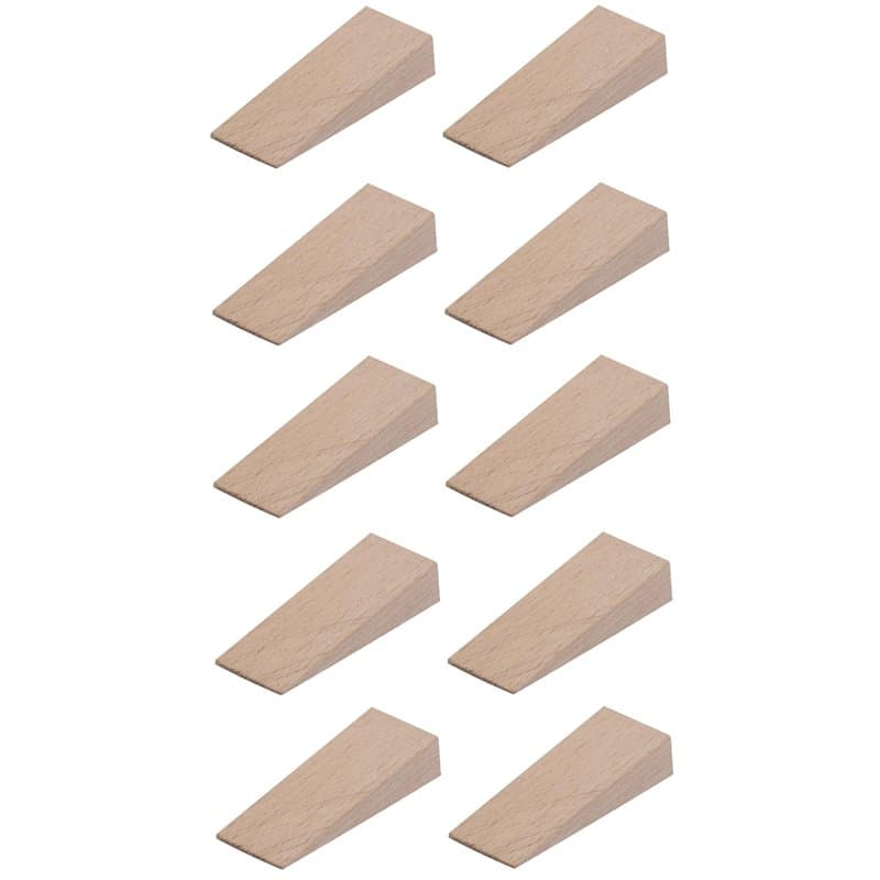 cyclingcolors 10x cale en bois universelle 55mm x 20mm x 12mm meuble porte calage ajustement table armoire cuisine