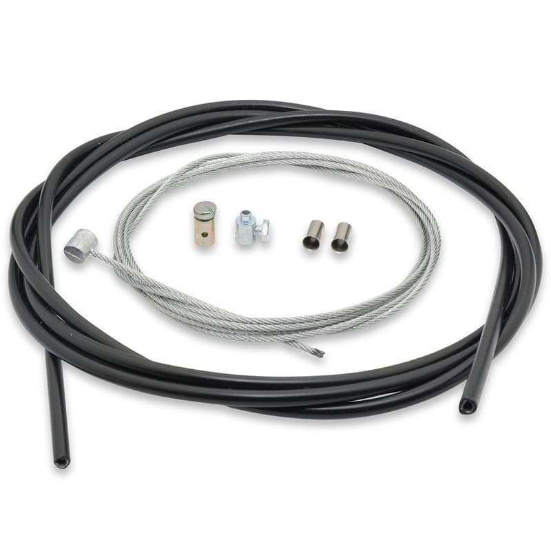 Easyboost Câble d'embrayage Ø2mm Universel 2 mètres avec Gaine et Serre-Câble pour Moto et Cross