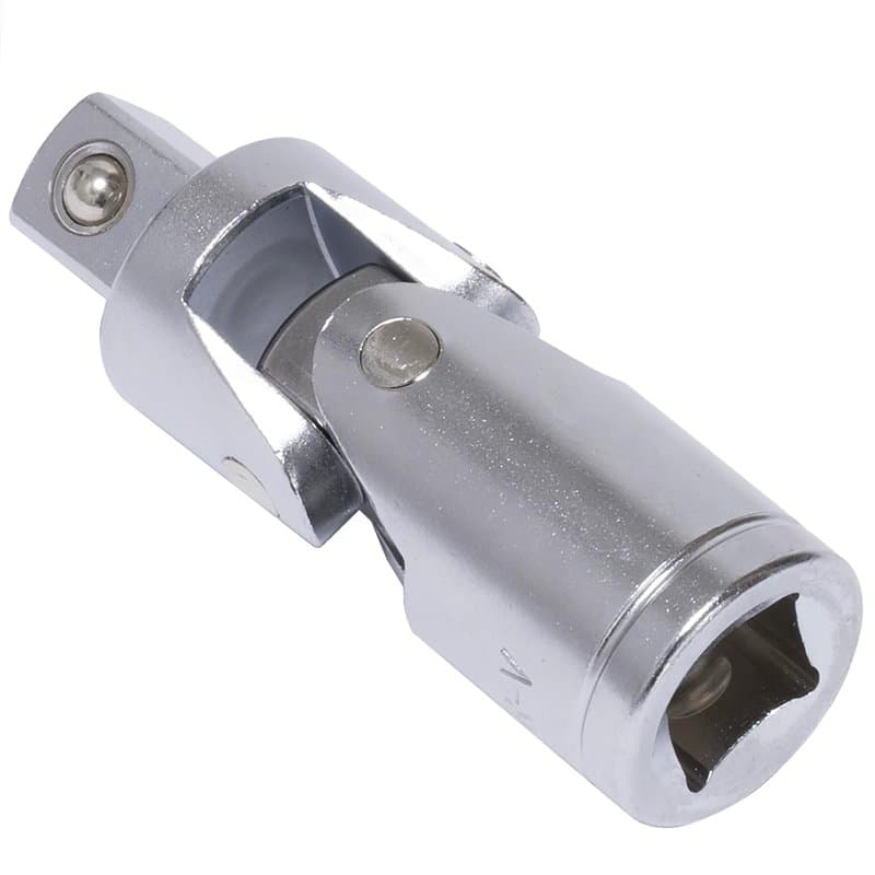 AERZETIX - C68544 - Adaptateur cardan 1/2" de douille à tête articulée pour clé à cliquet - en acier CR V50BV30 - couleur argent