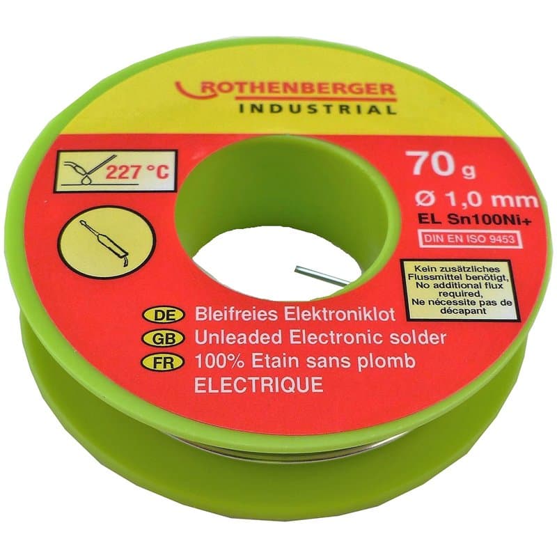ROTHENBERGER Industrial - 1000002349 - Soudure Électronique Industrielle sans Plomb 70 g