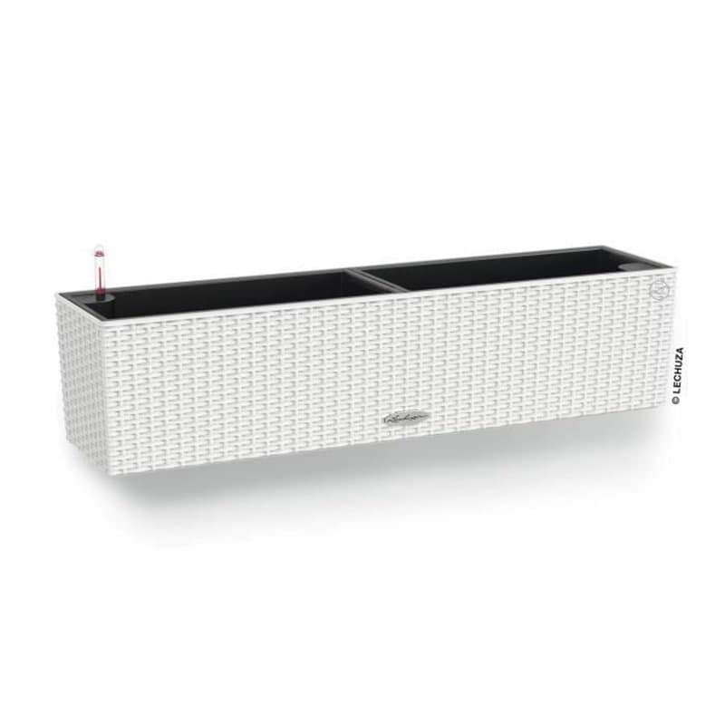 Jardiniere - Balconera cottage 80 - Kit complet - Blanc - 12 L - LECHUZA