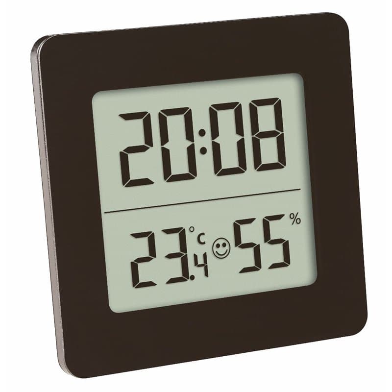 TFA Dostmann Thermo-hygromètre numérique, 30.5038.01, pour le contrôle du climat intérieur, température intérieure et humidité d