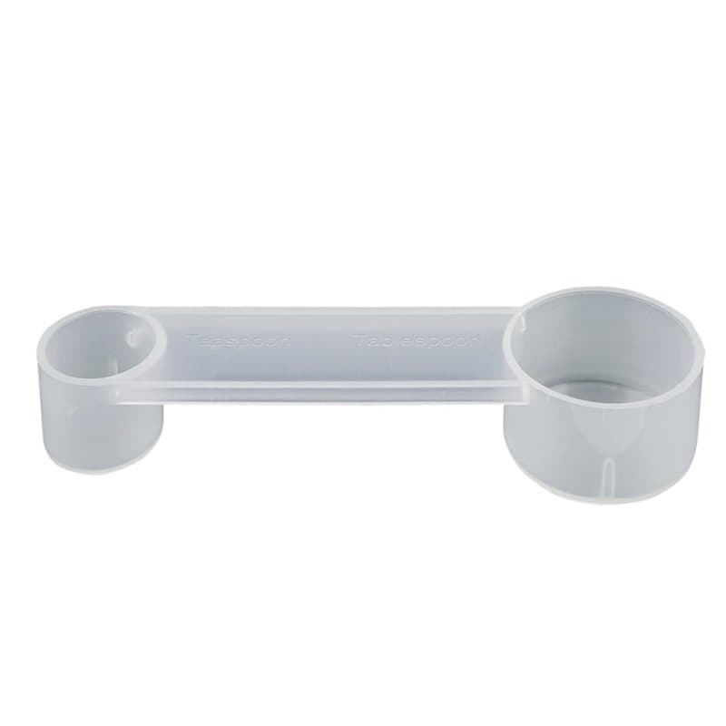 Unold Cuillère à mesurer, 1 pièce, blanc, plastique, transparent, cuillère à café, cuillère à soupe, accessoire pour machine à p