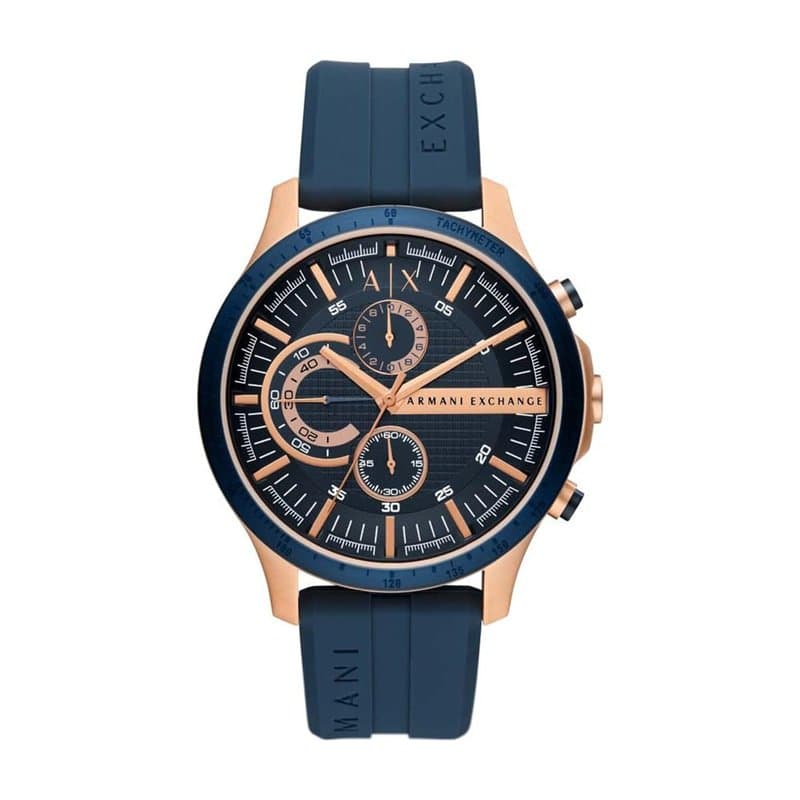 Armani Exchange - Montre Chronographe pour Homme en Acier Inoxydable, Ton Or Rose, Ax2440