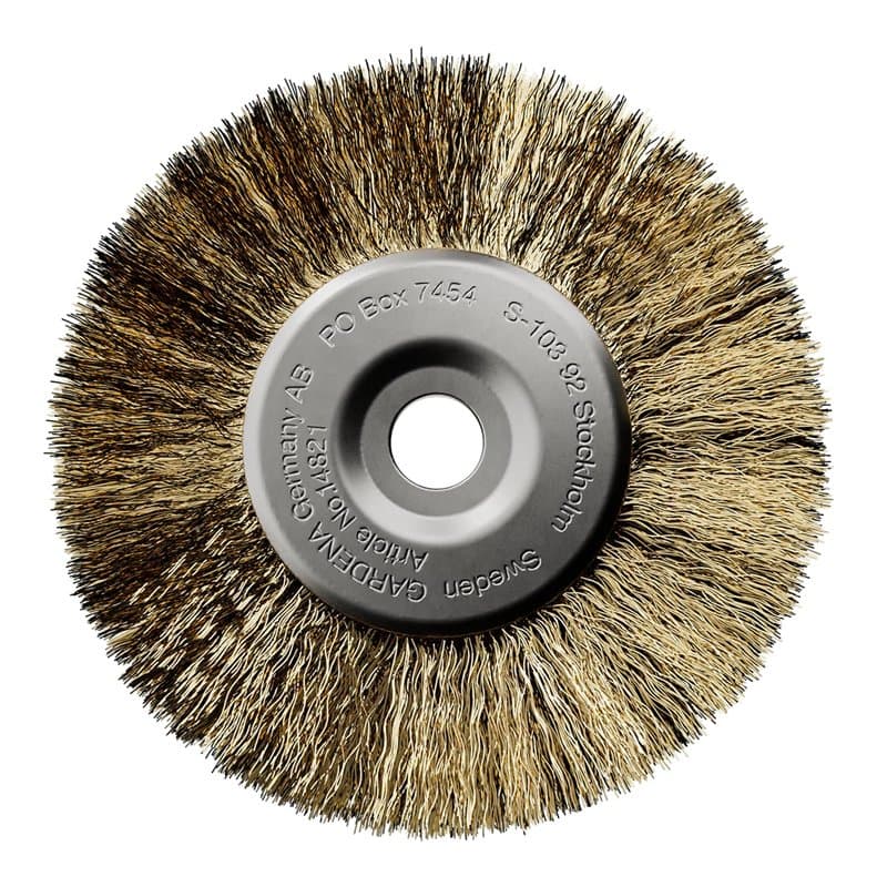 Gardena Brosse à joints métallique : accessoire pour la brosse sans fil EasyWeed 1800/18V P4A, pour le désherbage des surfaces e