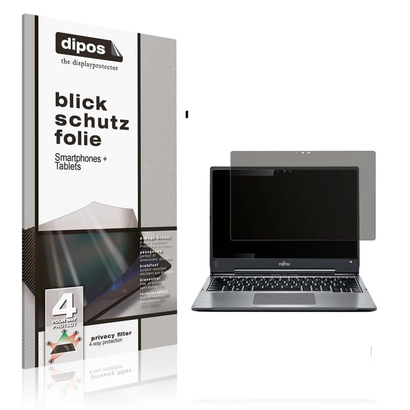 dipos I Protection écran de Confidentialité compatible avec Fujitsu Lifebook T936 Protecteur d'écran Privacy Anti-Espion