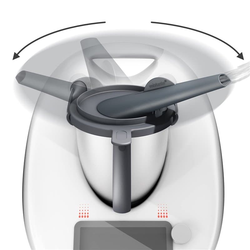 mixtaste® Conducteur de vapeur compatible avec Thermomix TM5, TM6, TM Friend, avec protection contre le débordement de la vapeur
