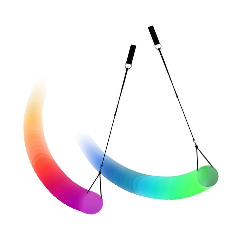 PRECORN Lot de 2 Poi Lumineux à LED Multicolores pour araignées, balançoires, Danse du Ventre