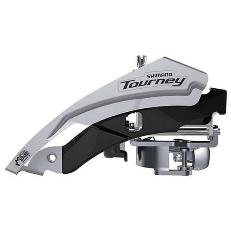 SHIMANO FD-TY601 Tourney Mécanisme Avant, Triple, Top Swing, Double Traction, 63-66, pour 48T, Noir