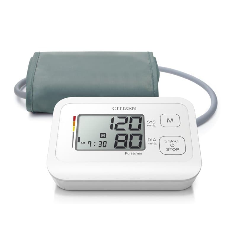 Tensiomètre numérique Citizen CHU305 à usage domestique avec brassard large (22-42 cm), grand écran LCD, indicateur d'hypertensi