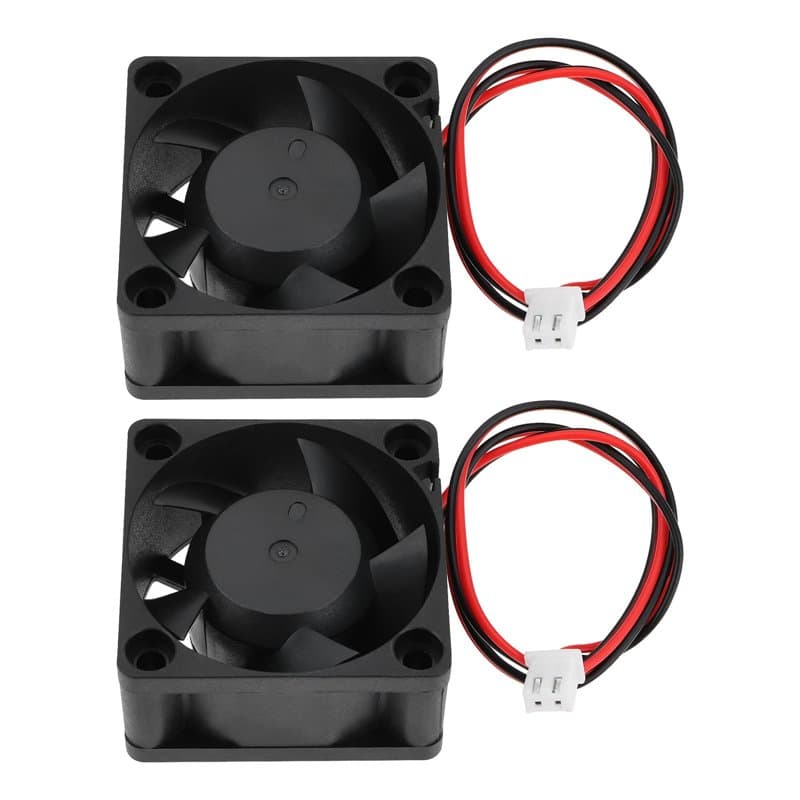 VGOL 2pcs Ventilateurs sans Balais DC 12 V à 2 Broches 40 X 40 X 20 Mm pour Refroidissement du Processeur des Ordinateurs Imprim