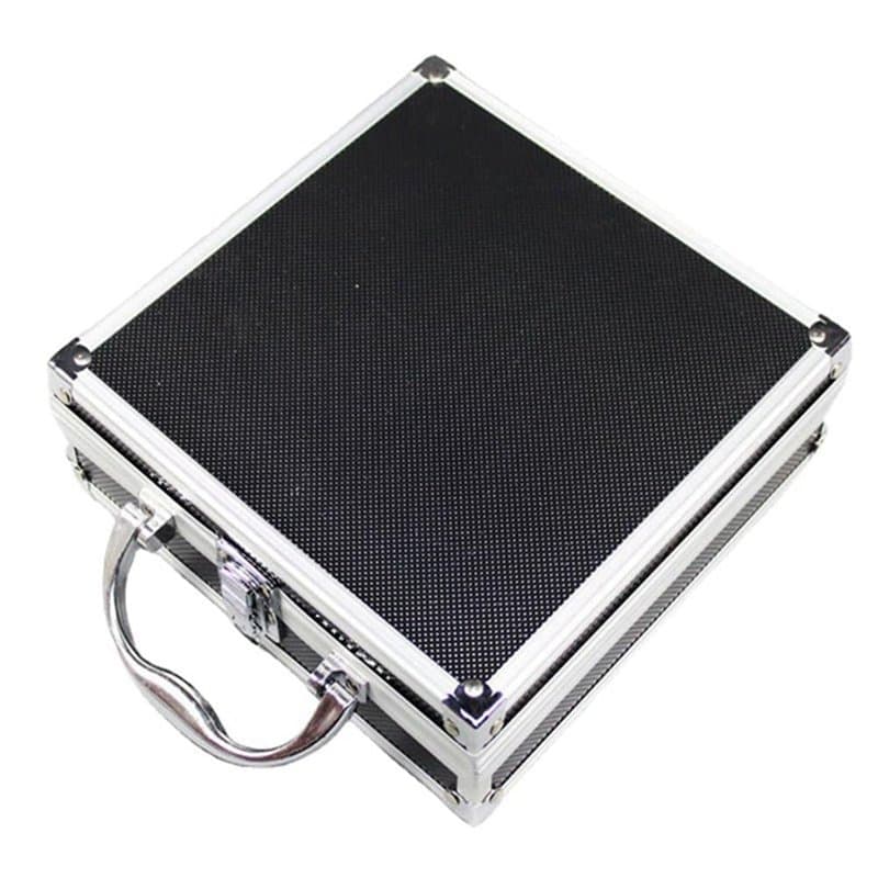 berjalan Boîte de Rangement en Alliage D'Aluminium pour Accessoires de Boîte à Outils - Pratique, Petite Valise en Aluminium pou
