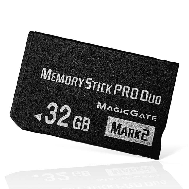 QUMOX Carte Mémoire Stick Pro Duo 32 Go Mark2 – Haute Vitesse, Compatible PSP 1000/2000/3000, Appareils Photo et Caméscopes