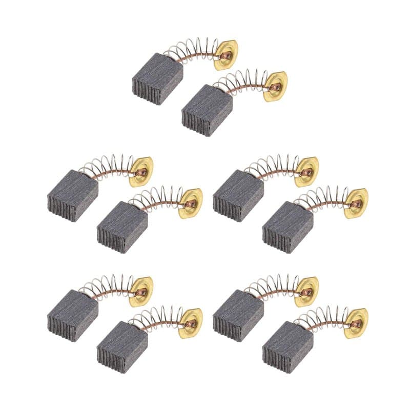eMagTech 5 paires Balais de Carbone CB411 191940-4 6x9x12mm Compatible avec Makitta RT0700C 3707F 3708F 3708FC Broyeur Routeur