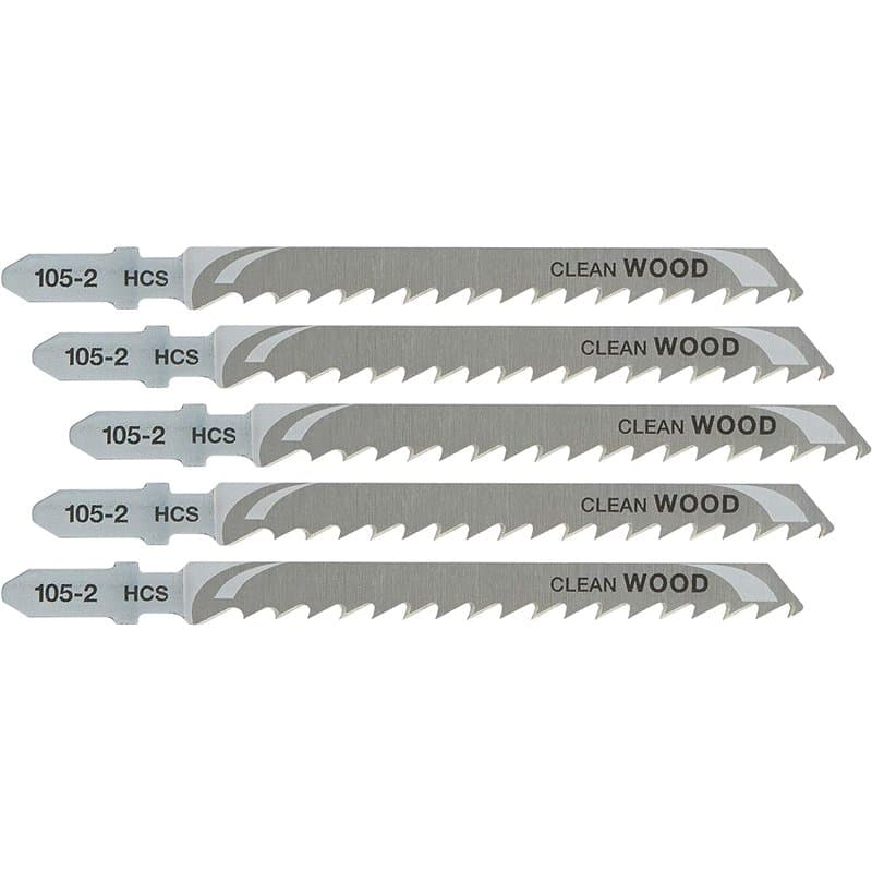 DeWalt DT2164QZ Lames de scie sauteuse pour manche en bois en T HCS T101D (Lot de 5) (Import Grande Bretagne) Multicolore