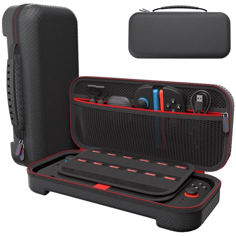 DigiCharge Étui de transport pour Nintendo Switch 2 et accessoires - Housse de transport rigide portable pour Nintendo Switch 2