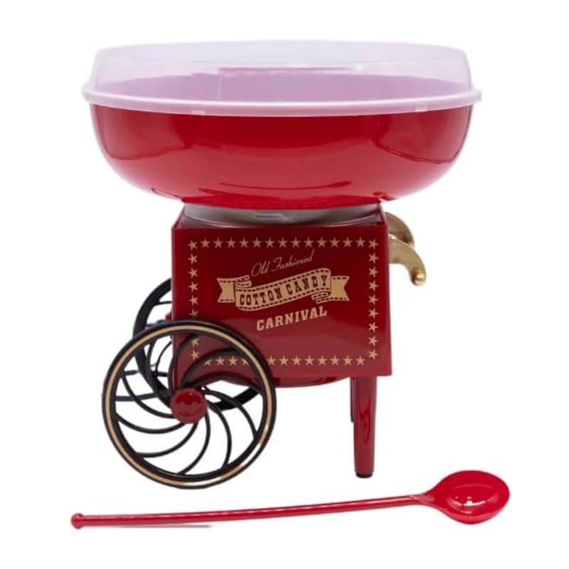 Marco Paul Machine à barbe à papa 500 W pour enfants – Machine à barbe à papa – Parfait pour les fêtes à la maison, les soirées