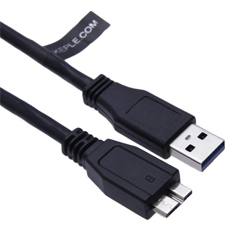 Câble USB-B Compatible avec WD Ultra Edition Exclusive/Anniversaire Premium/Air Portable/Elements Desktop Exclusif | Station Sam