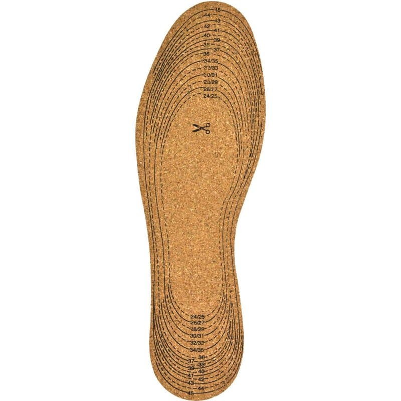 PARODI & PARODI 853, découpables liège et Coton, Respirantes. Semelle réglable Tous Les Types de Chaussures, adaptées aux Formes