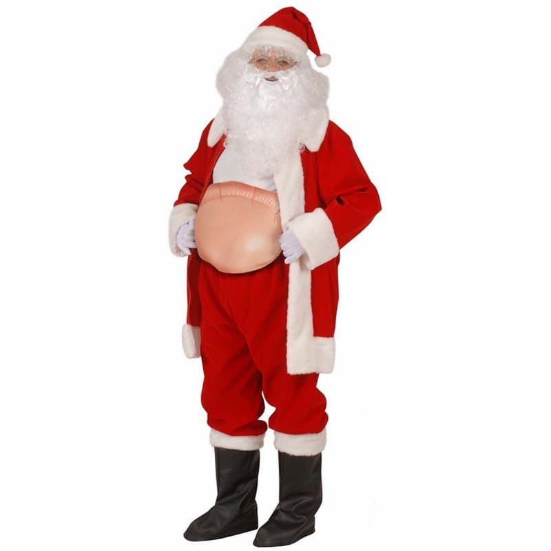 WIDMANN MILANO PARTY FASHION 8543G - Ventre ou bosse gonflable, sorcière, bossu, père Noël, panse de bière, femme enceinte, carn