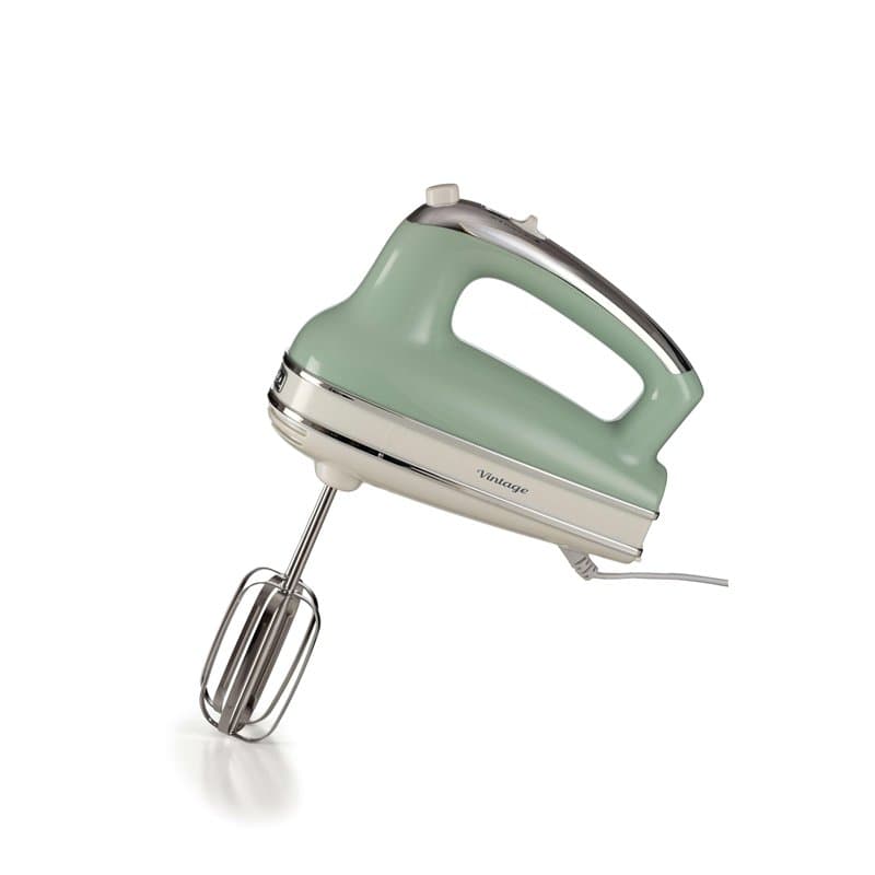Ariete 1548 Mixeur plongeant vintage 450 W 5 vitesses Fonction Turbo 2 batteurs Vert