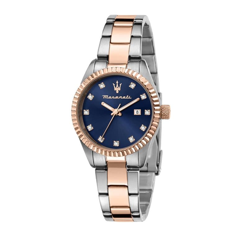 Maserati Montre Femme, Collection COMPETIZIONE, en Acier Inoxydable, PVD Or Rose - R8853100507