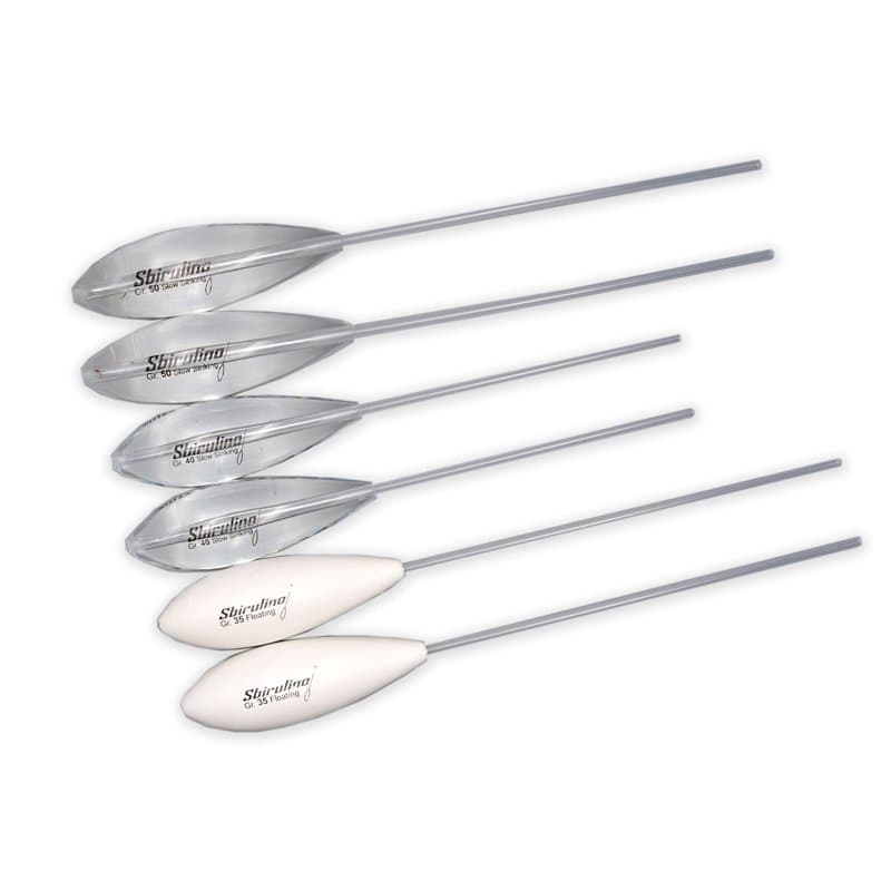 Sbirulino® Kit Mix 6 pcs de bombettes de pêche flottantes et Semi-plongeantes