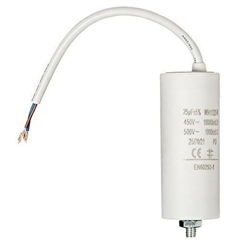 CABLEPELADO Condensateur de démarrage pour moteur électrique | Condensateur permanent | monophasé | Câble de connexion | Convien