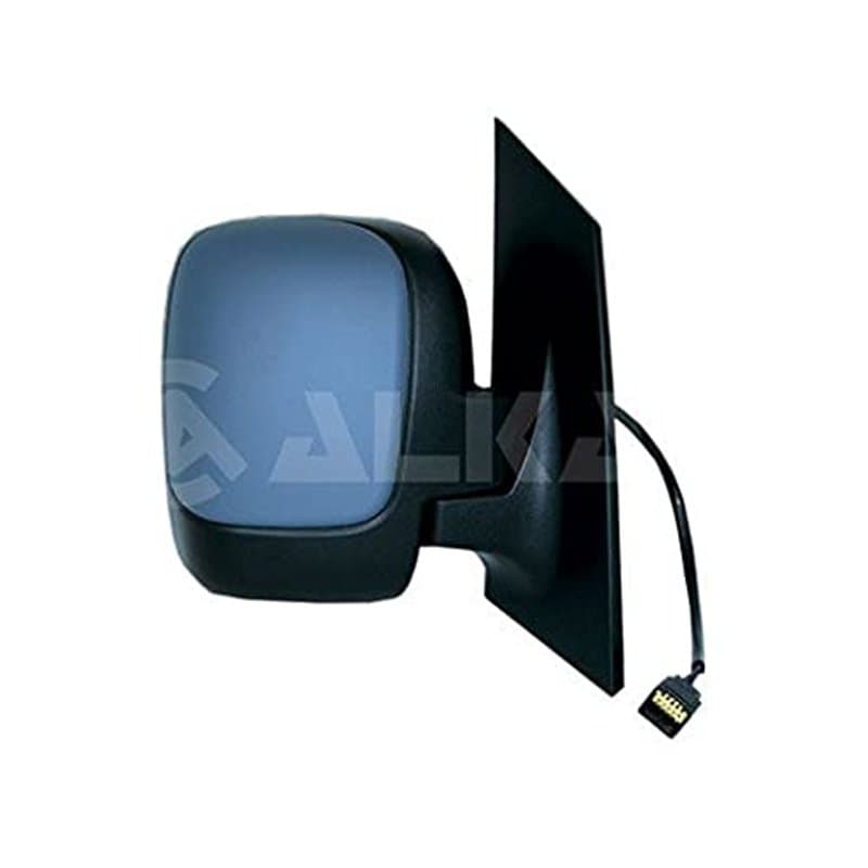 Alkar 9222955 Retroviseur complet, éléctrique, convex, chauffant, sonde temp., à peindre, rabattable electriquement, SIMPLE