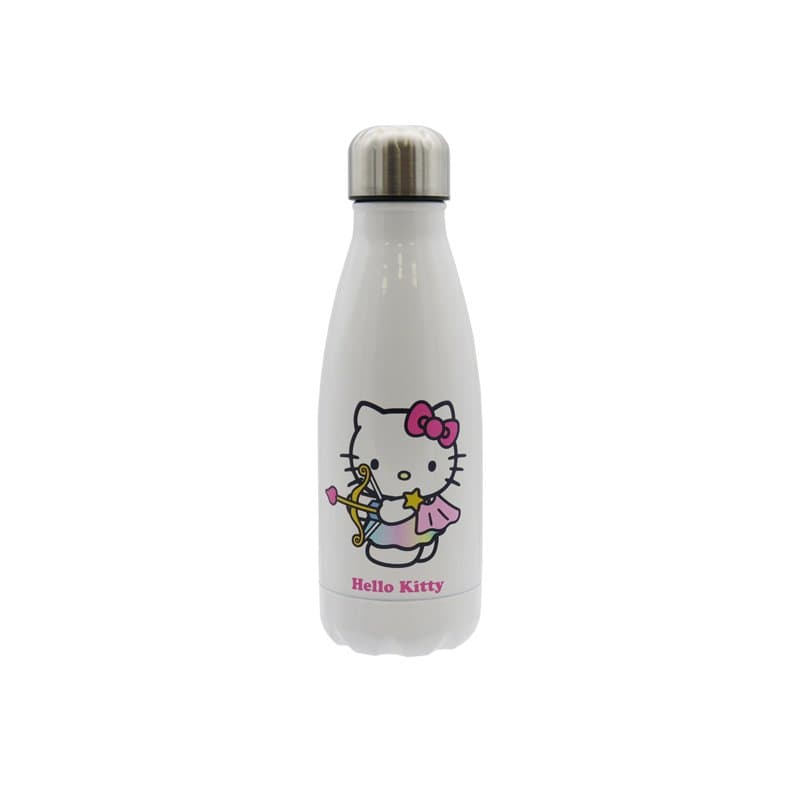 CYPBRANDS CyP Brands-Hello Kitty Sanrio Bouteille d'eau Bidon Gourde Horoscope Sagittaire 550 ml Blanc Produit officiel