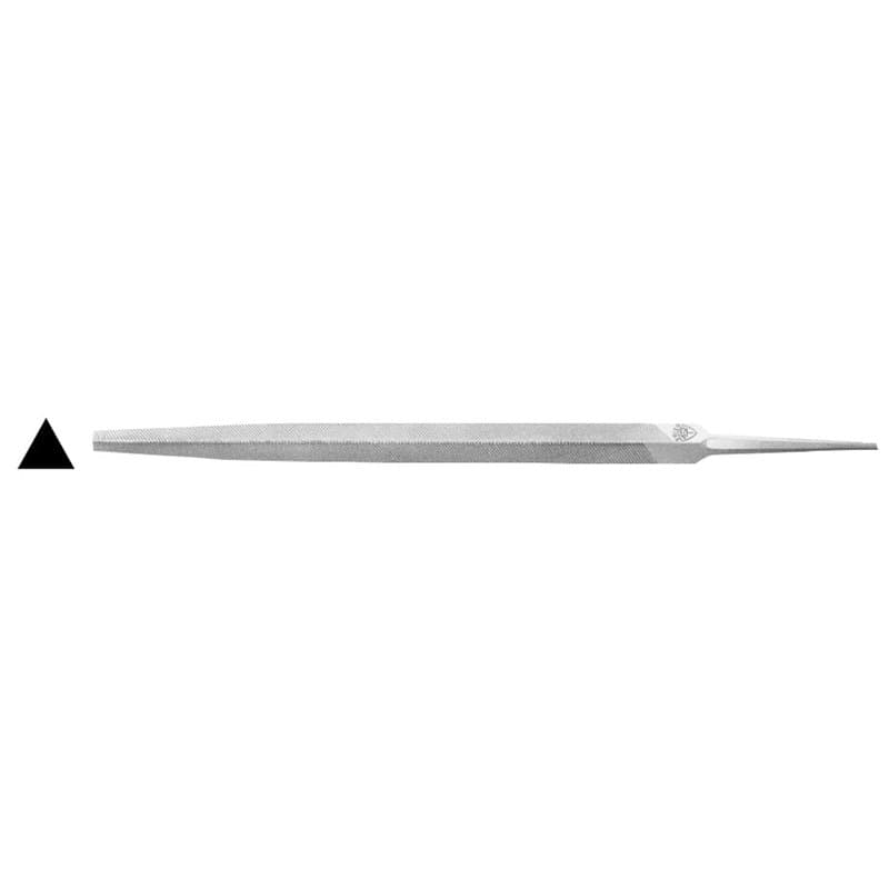 Lime triangulaire de mécanique à trois faces, idéale pour donner des finitions fines et ébaucher des matériaux lors de travaux d