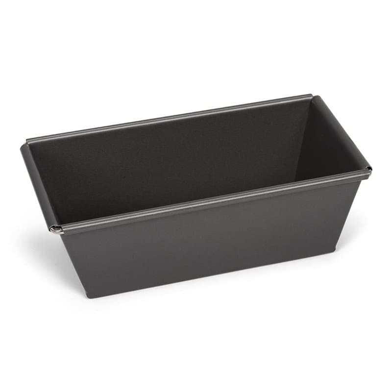 patisse 02915 – Mini moule à Gâteau rectangulaire, Mini moule à cake - Profi - Acier Revêtu, gris anthracite, 15cm