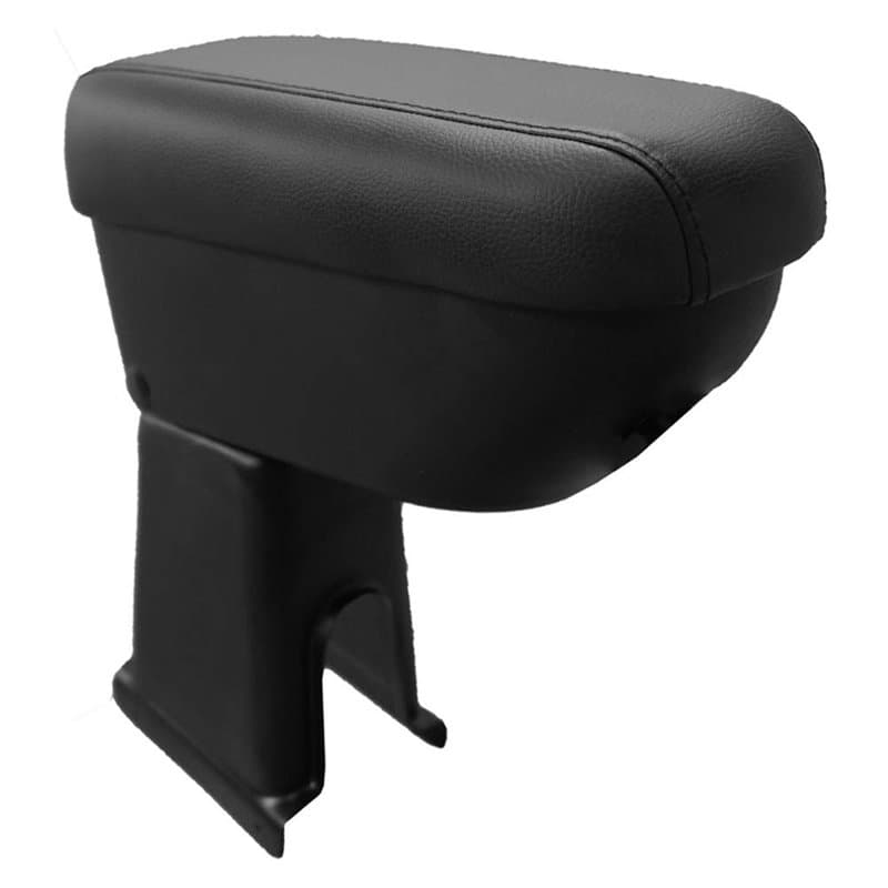 AUTO-STYLE Accoudoir simili cuir compatible avec Fiat 500 2007-2015, Noir